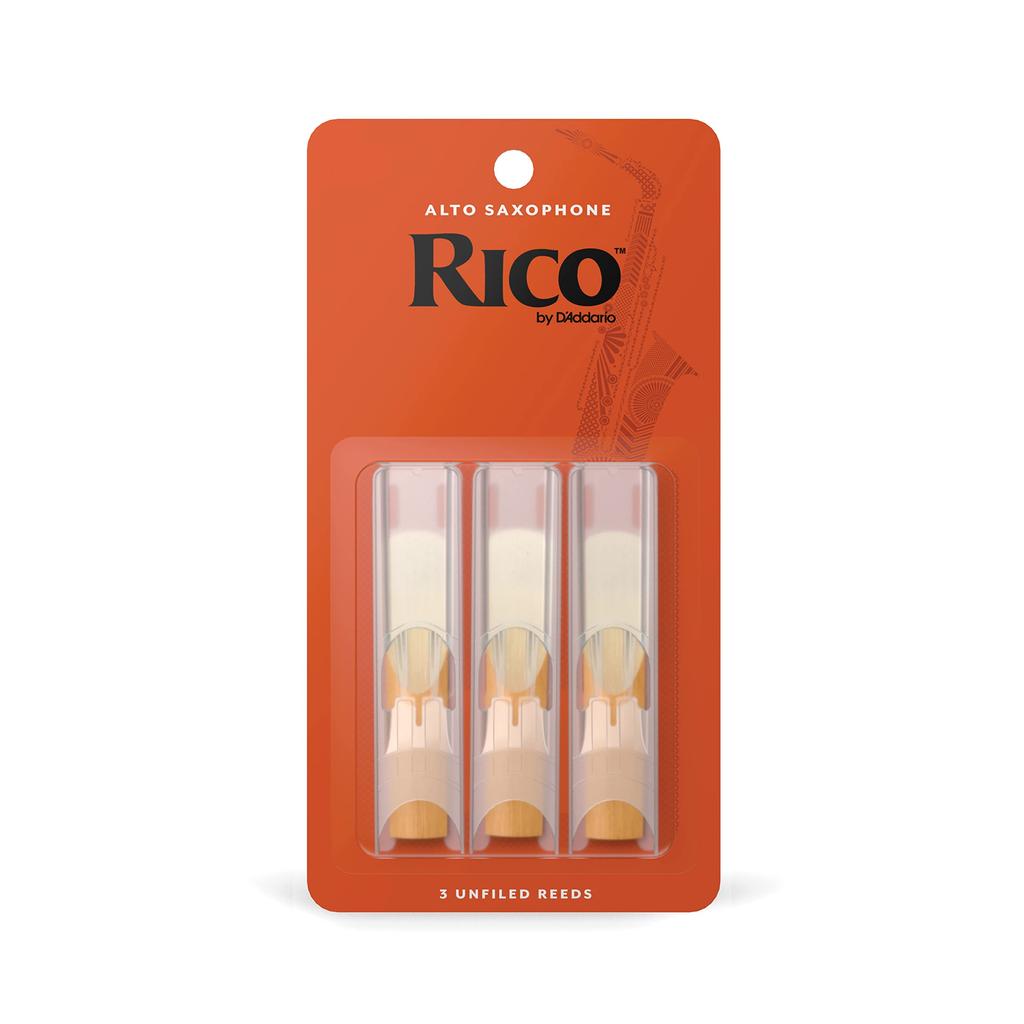 Rico Anches Rico Pour Saxophone Alto, Force 2.5, Pack De 3