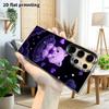 Phone Case: 2D Flat Samsung Galaxy A34 A35 M05 M06 S20 S22 S21 FE Plus 5G Protective Case, Couple Style, Holding Heart Kitten, Christmas and Halloween