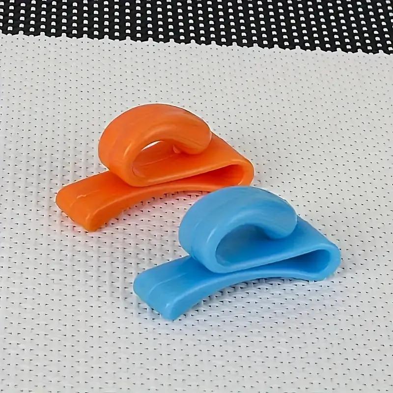 2 Stück Kreative Kunststoff Schlüssel Anti-Verlust Haken, Taschenhaken, Eingebaute Schlüsselclips, Tragbare Anti-Verlust Clips