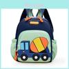 Zaino per Bambini a Forma di Macchina dei Cartoni Animati in Tessuto Oxford Impermeabile per la Scuola