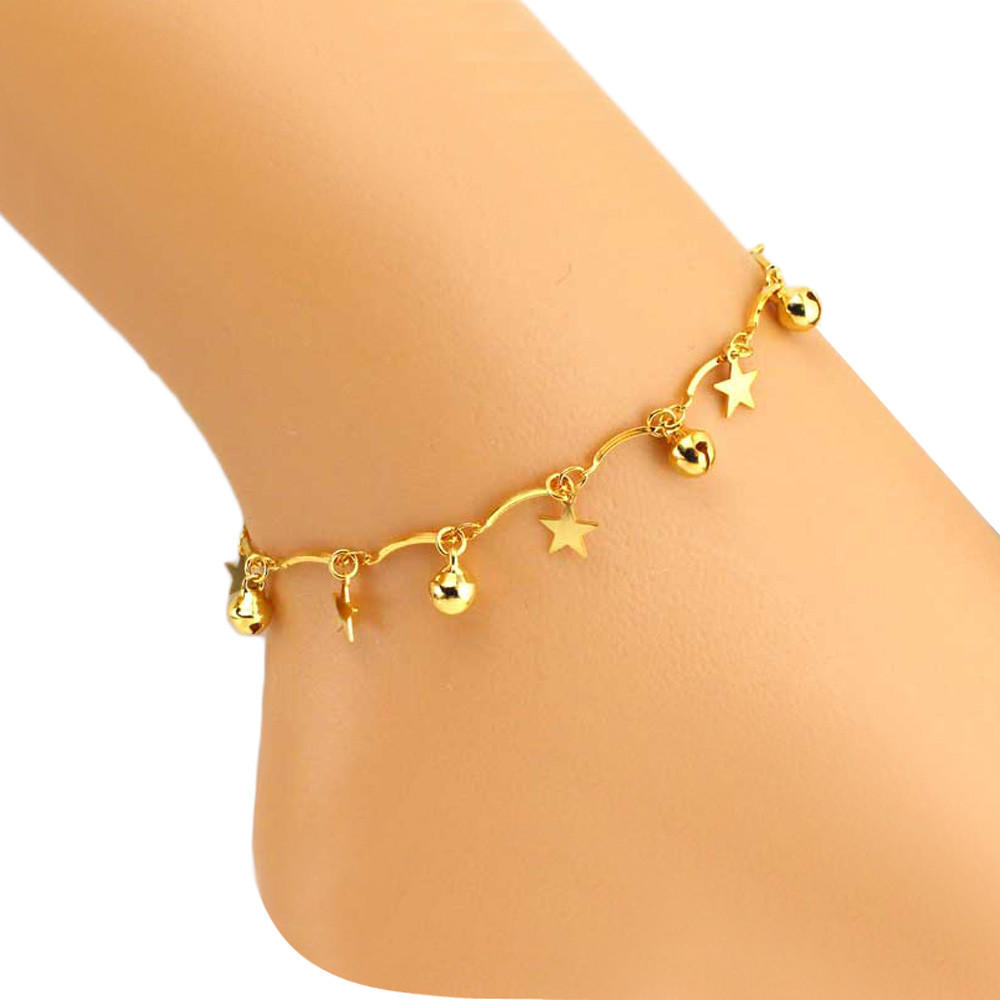 

Женский браслет на щиколотке Bell Star, босоножки, пляжные украшения для ног