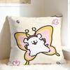 Cartoon Maltese Pillow Case Line Dog Puppy Comfy Pillow Cover Morden Pillowcases For Sofa Couch Bed Living Room