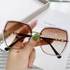 Blush frameless women's personality trendy sunglasses glasses popular sunglasses trimmed fashion