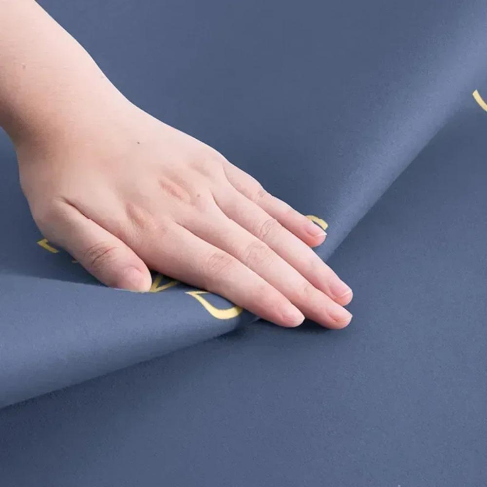 Absorbent Bath Mat Coral Velvet Bathroom Rug Fast Water Absorption Soft Comfortable Non-Slip Quick Dry Floor Mat