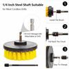 7pcs Deep Cleaning Drill Scrub Kit PP Drill Attachment Drill Brush Set  Cleaning Tool
