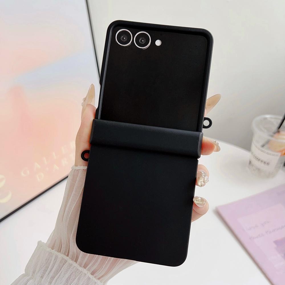 Matte Farbkollisionshülle für Samsung Galaxy Z Flip 7 6  4 3 Zflip flip7 Gradient Zweifarbig Hart Stoßfest Abdeckung