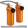 Harley Road King Street Glide ST Dual Lamp Rear Shock Absorber with Nitrogen, Little Golden Bottle 14-23.