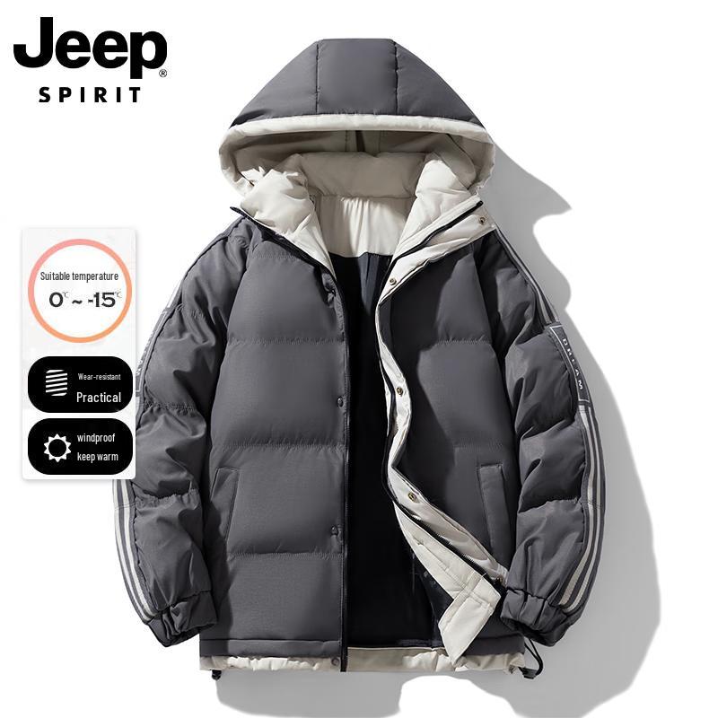 JEEP SPIRIT Men s Hooded Winter Padded Jacket XL
