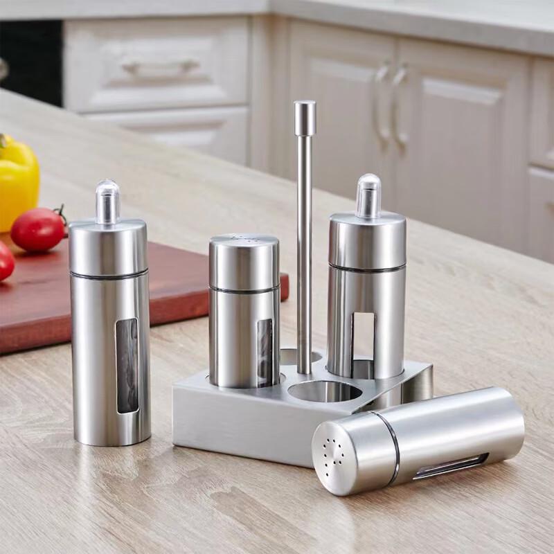 304 Stainless Steel Luxury Seasoning Bottle Set