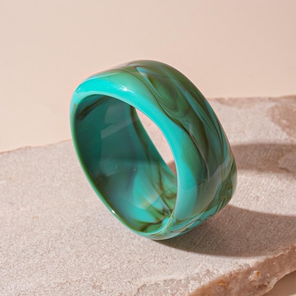 Big Size Irregular Acrylic Bangles Irregular Hand Ring Geometric Bracelets  Travel