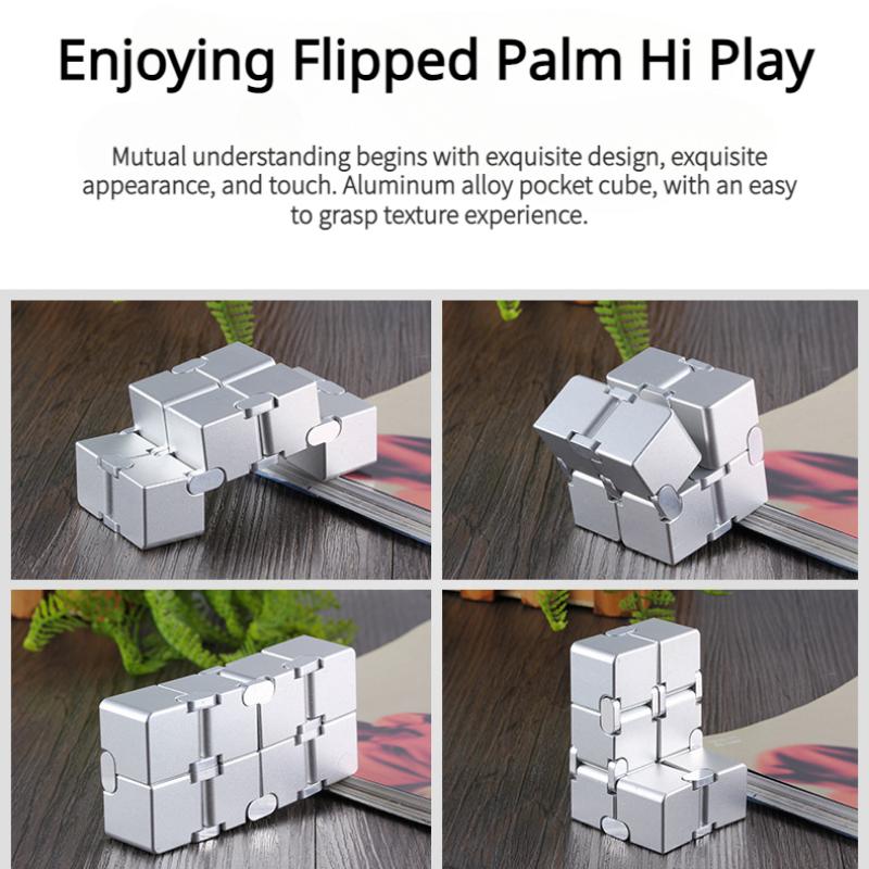 Multi-variable Infinite Rubik's Cube Release Finger Decompression Artifact Wireless Decompression Toy Puzzle Toy