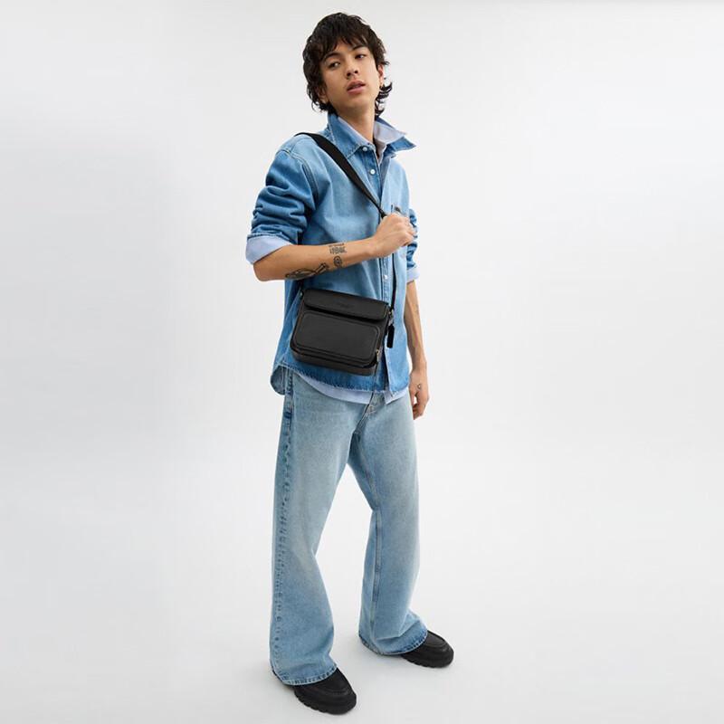 COACH Men's SULLIVAN Flap Shoulder Crossbody Bag