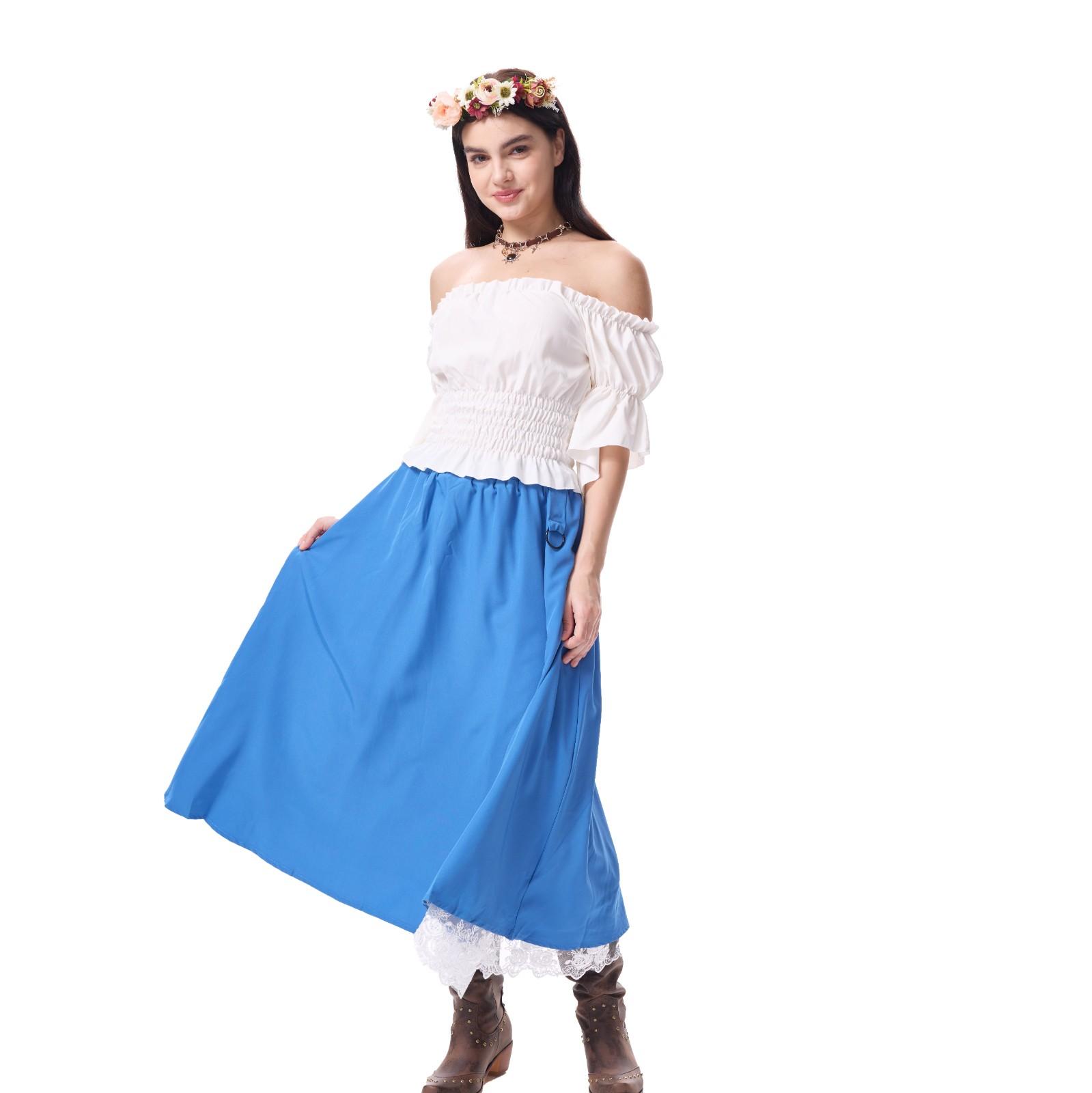 

Women s Themed Party Activity Costume Set Daily Special Outfit XXL білий