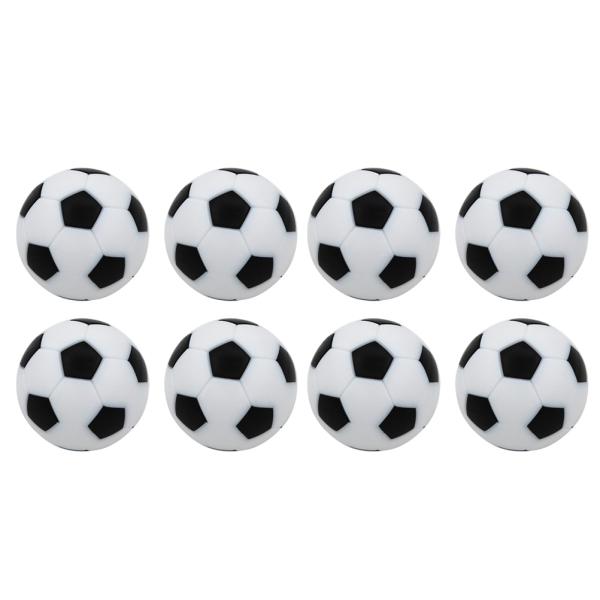 8pcs Tisch Fußball Bälle Fußball Spiel Foosballs Harz Tischplatte Fußball schwarz und weiß Bälle 8pcs Tisch Fußball Bälle Fußball Spiel Foosballs Harz Tischplatte Fußball schwarz und weiß Bälle