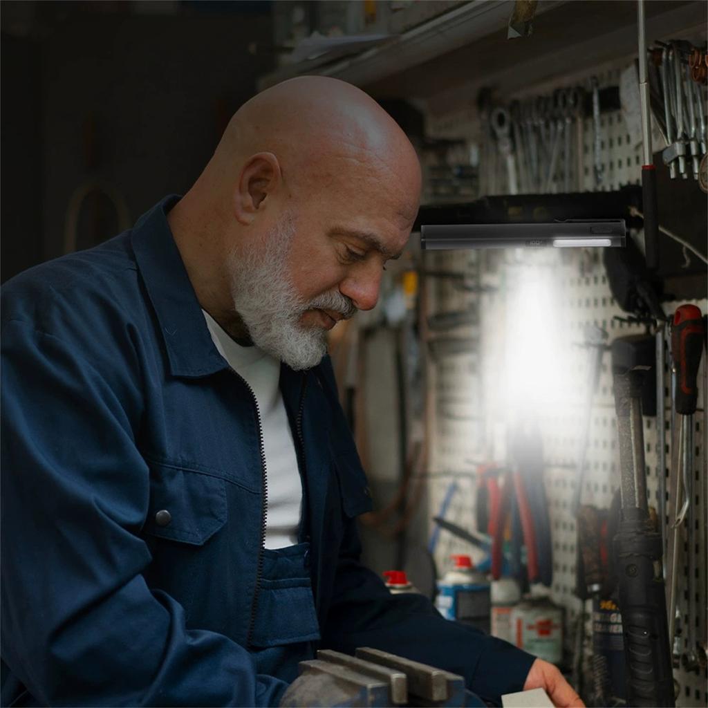 Pen Clip Work Light – USB Rechargeable Auto  Flashlight with Strong Magnetic Base for Workshop, Garage & Outdoor Use