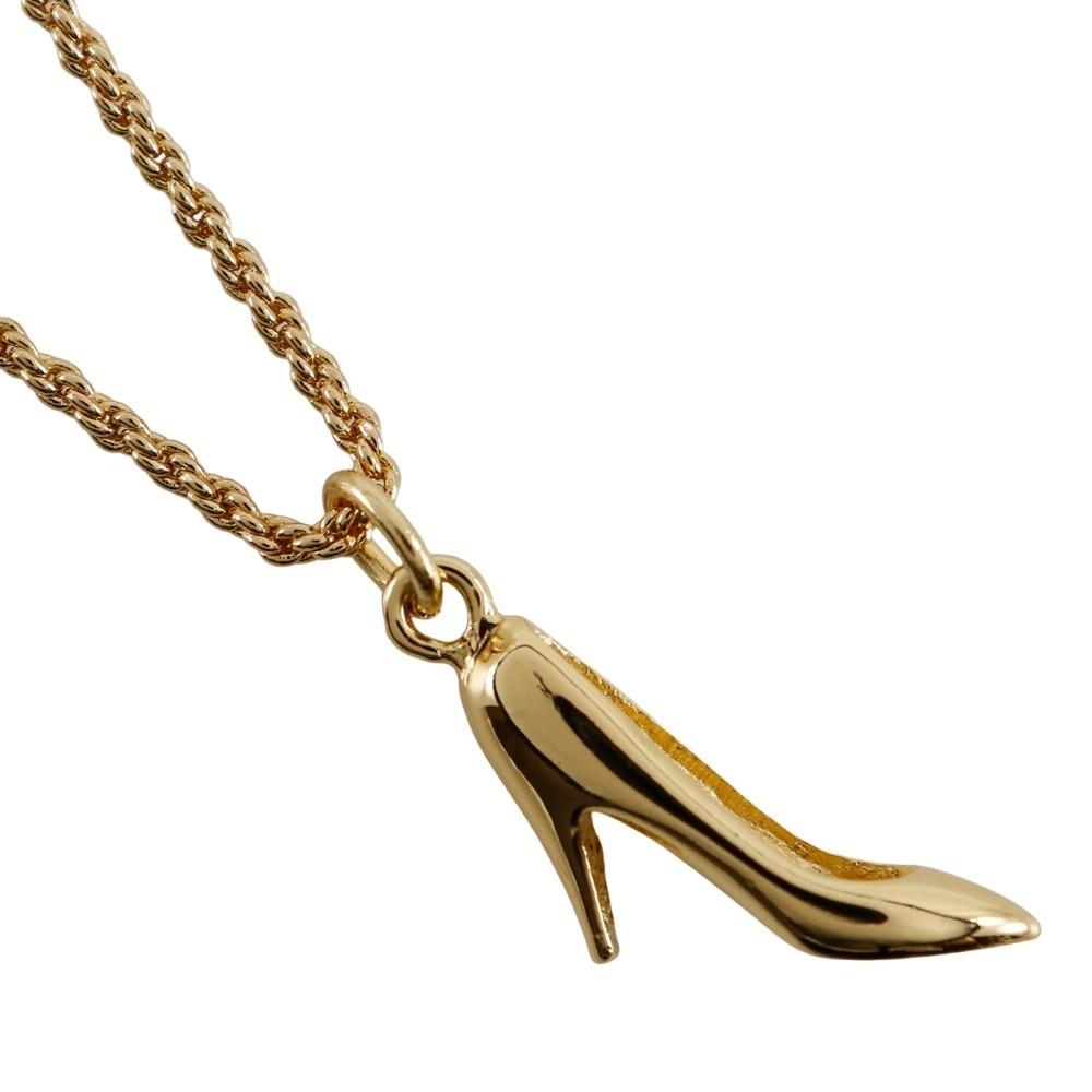 

Dior High heel motif Necklace Plated Gold 67.0g Women Used
