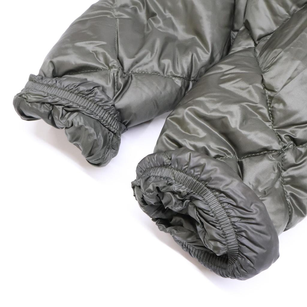 MONCLER [2020 model] DUROC quilted hoodie down coat 00 khakiUsed