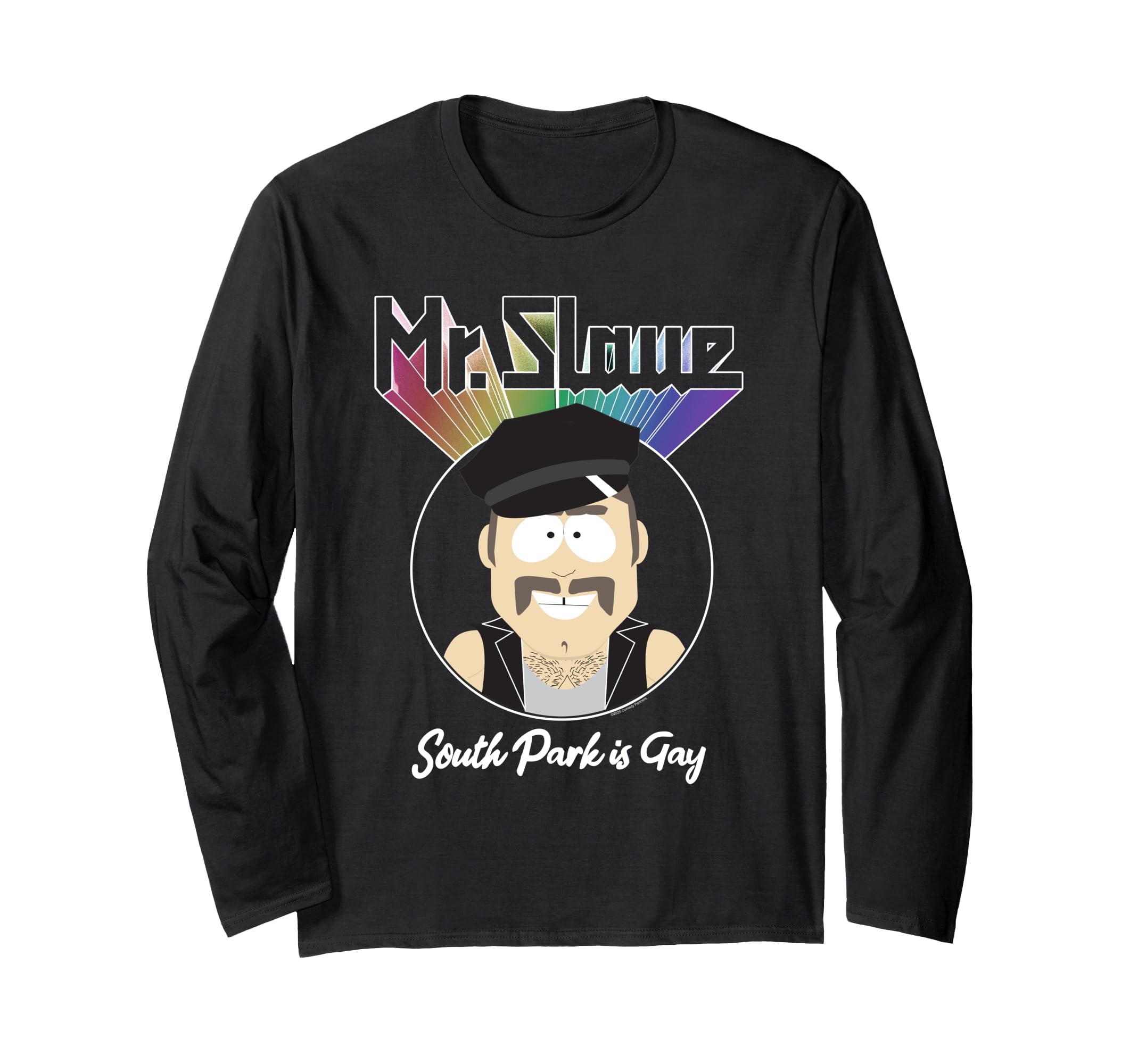 

South Park Mr. Slave Rainbow Pride Funny Cartoon Long Sleeve T-Shirt