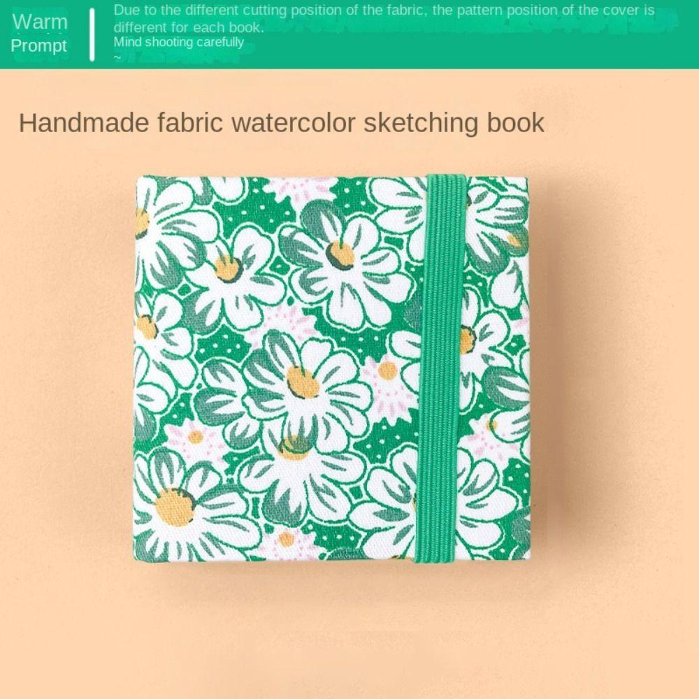 

Блокнот для акварельных зарисовок с цветами, красочная мини-книга для акварельной живописи, художественные принадлежности style 11