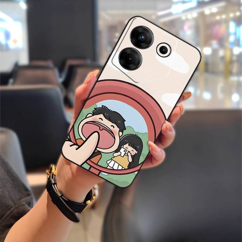 Waterproof TPU Phone Case For Tecno Camon20 Pro 5G/CK8n Durable Back Cover Anti-dust Phone Pouch Couple Dirt-resistant
