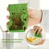 Wood Pulp Cotton Dishwashing Sponge Block Clean Degreasing Magic Rub, Non-Scratch Scrub Sponge with Double-Side Design
