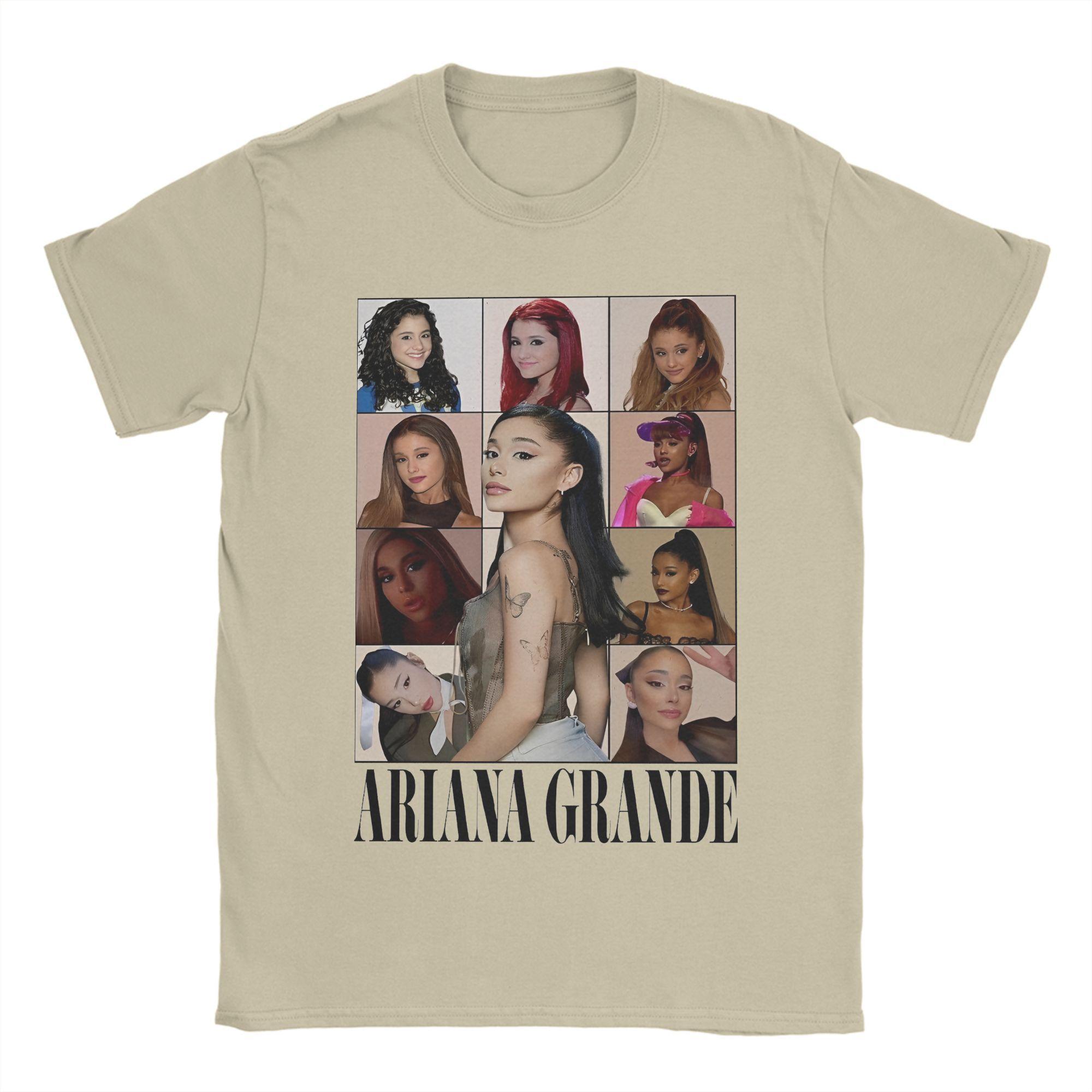 

Чоловічі футболки Ariana Grande The Eras Tour Ера Dangerous Woman 100% Бавовна Літня Футболка Круглий виріз Повсякденна Футболка S