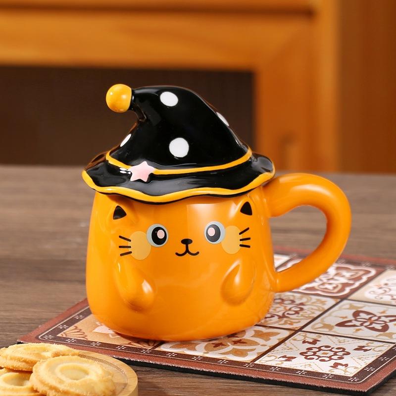 Holiday Coffee Mug 380ml with Orange Design