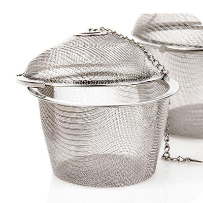 Leaf Reusable Teakettle Tea Ball Herbal Infuser Stainless Steel Mesh Filter