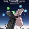 i17 Mini 2G Flip Phone 1.77inches HD Screen Dual SIM GSM Small Mobile Phone Support Flashlight Bluetooth FM Radio Speed Dial Gift CellPhone