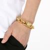Vintage Stainless Steel Chunky Link Bracelet‘s for Men 16mm Wide Large Chain Party Jewelry Personalized Gift Alien Stage