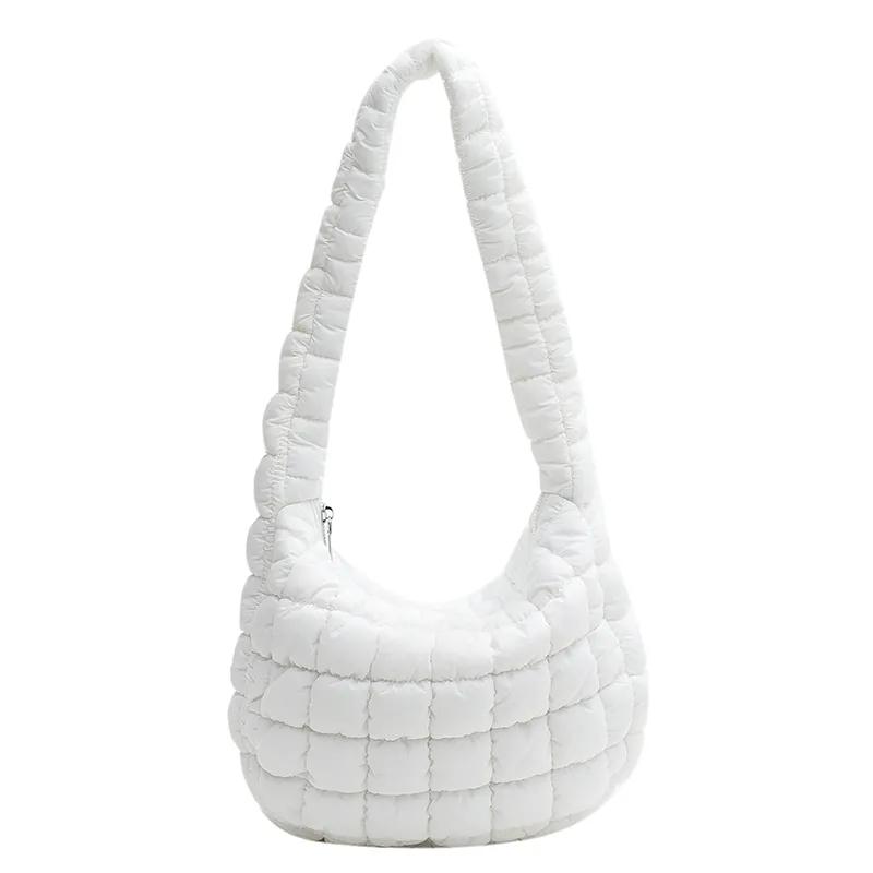 

WTEMPO Простые однотонные плиссированные сумки-облака Повседневные женские сумки через плечо Большой вместимости Сумки кроссбоди Сумки 36*8*25cm