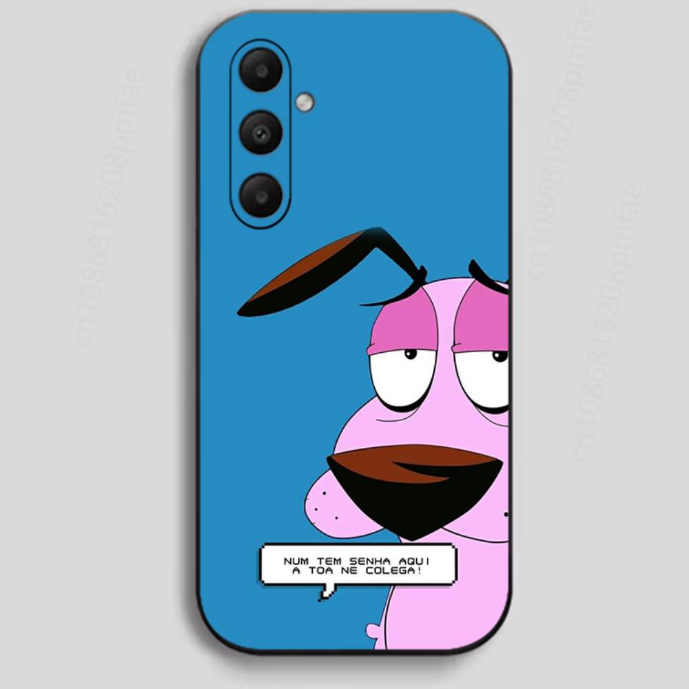 Courage the Cowardly Dog Phone Case for Samsung Galaxy A73,23,53,33,24,72,22,52,32,54,A34 Soft Cover