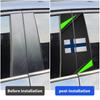 Finland Flag Car Stickers Car B-pillar Vinyl Decal Car Door Pillar Waterproof Decal Scratch-Resistant Cover DIY Modified Sticker