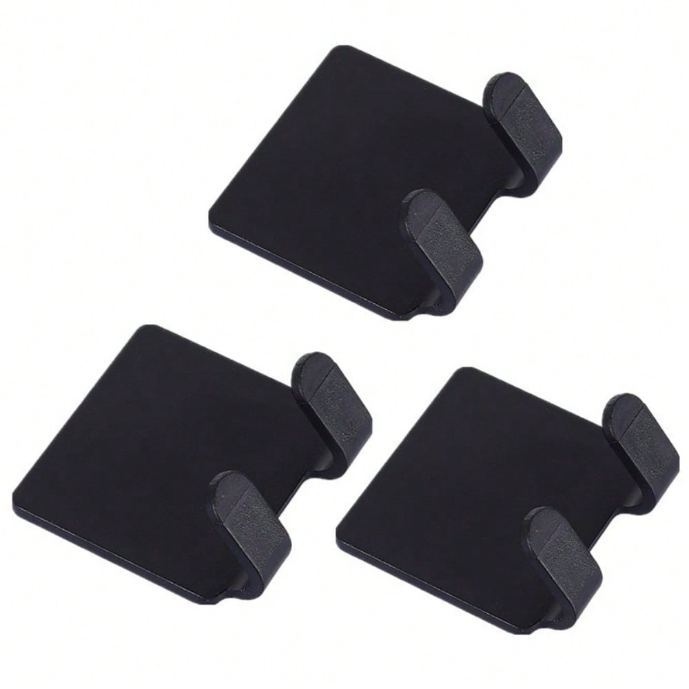 3pcs Self-Adhesive Razor Holder & Towel Hooks - No Drill Adhesive Wall Mounted Bathroom Organizers, -Free Installation Suitable