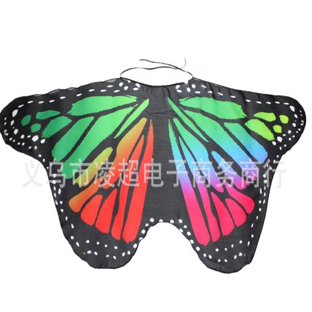 

Halloween Party Favor Fairy Cosplay Butterfly Scarf Costumes Accessory Butterfly Wings Shawl Cloak