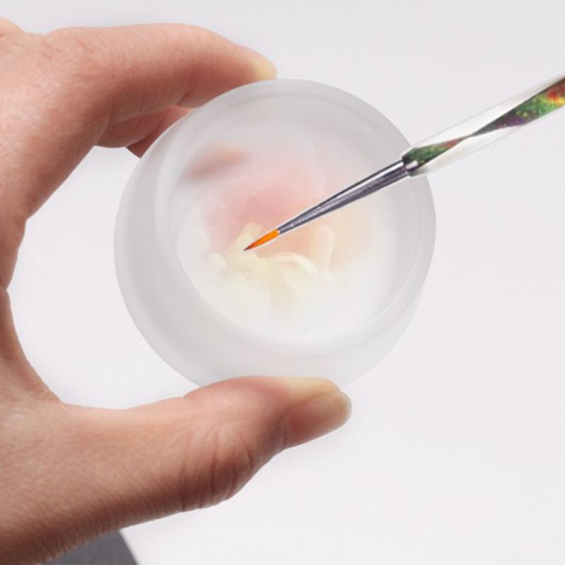 Dish Glass Liquid Powder Container Glitter Pigment Holder Cups