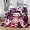 Demon Slayer Printed Blanket Kids Warm Blanket Flannel Soft and Comfortable Blanket Picnic Blanket Birthday Gift