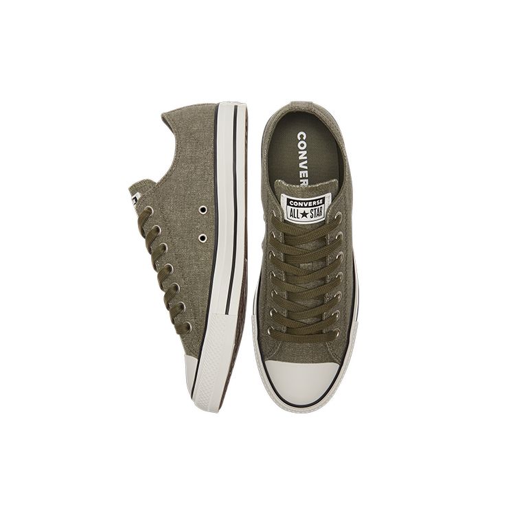 Converse Chuck Taylor All Star Comfortable Low Top Canvas Shoes Unisex sneaker Dark-Green 171063C
