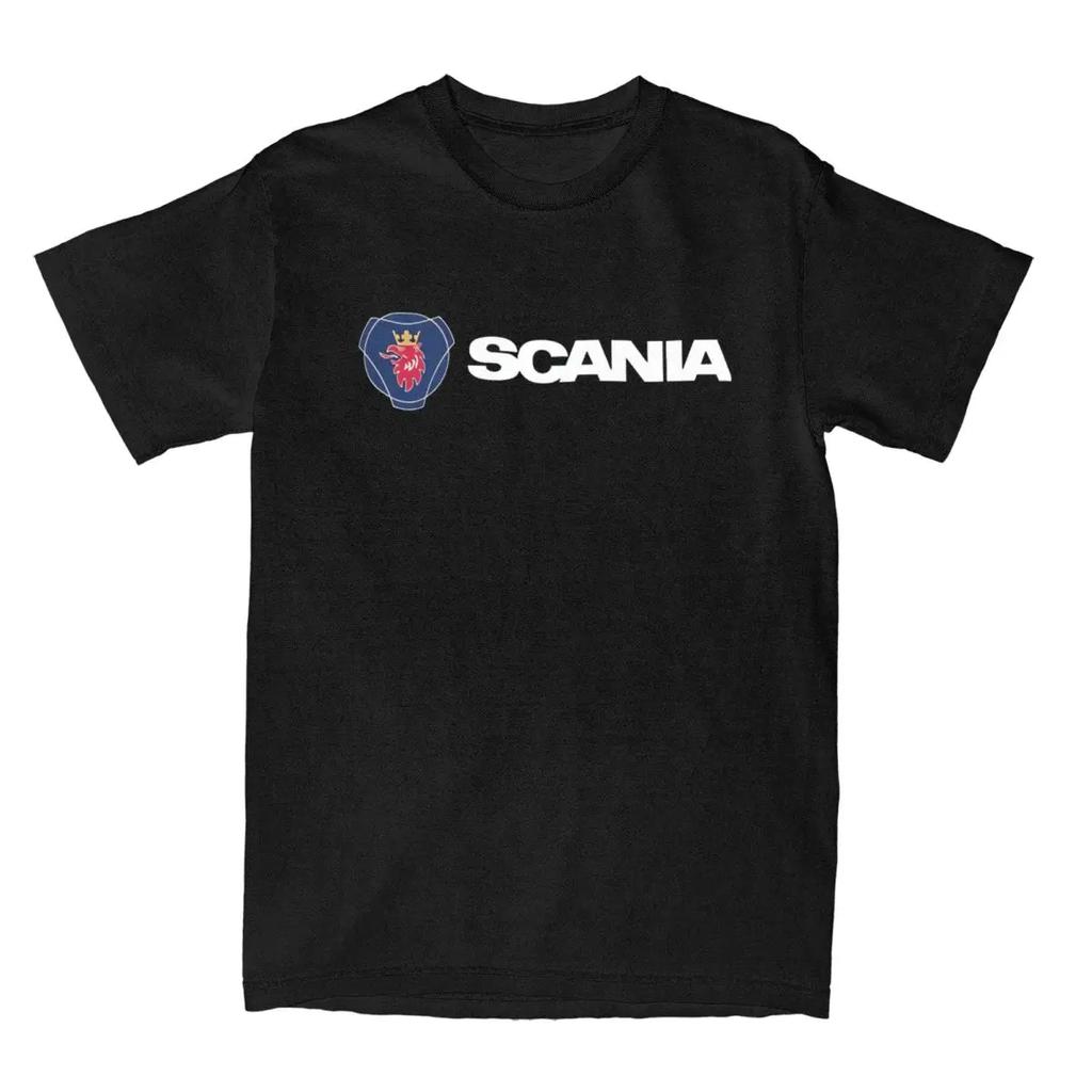 T-shirt Coppia Saabs Scanias 2025 Y2K Divertente Cotone Estiva Girocollo Harajuku Stampa Maglietta Vestiti Oversize