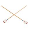 2Pcs Marimba Yarn Mallets Soft Comfortable Handle Medium Hard Heads Yarn Marimba Mallets Head for Instrument Playing