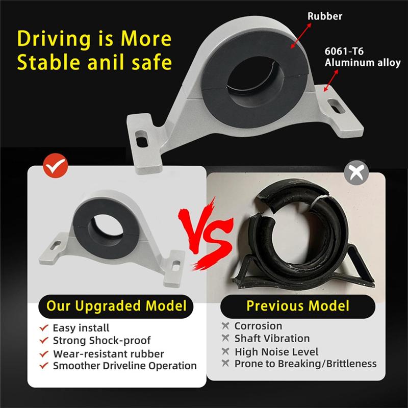 Precise 52123980AD Car Center Bearing Support For Dodge Charger Challenger Chrysler 300 Hellcat 394 2015- 53010735AB 3180-31