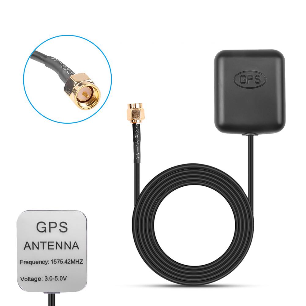 Car GPS Antenna SMA 3M Cable Magnetic Base Car Navigation Radio GPS Navi ANT Receiver Right-hand Polarization GPS Booster