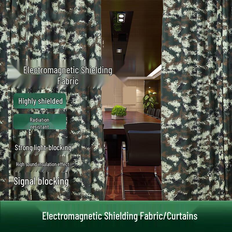 Electromagnetic Signal Blocking Curtain
