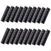 20Pcs Acoustic Folk Guitar Bridge Nuts 43x6x8.2mm Plastic Instrument Accs