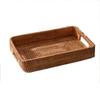 Hand-Woven Bamboo Living Room Storage Basket