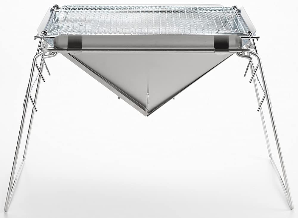 Tamahashi Stainless Steel Fire Pit Made in UC-207 (Grill Set) - Tsubame-Sanjo
