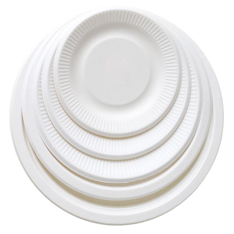 Durable 7" & 9" Hand-Painted Disposable Paper Plates for Birthdays and Dinners