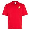 adidas Sportswear 2026 Lunar New Year Horse Graphic Crew Neck Short Sleeve T-Shirt Unisex Light Scarlet KR3078