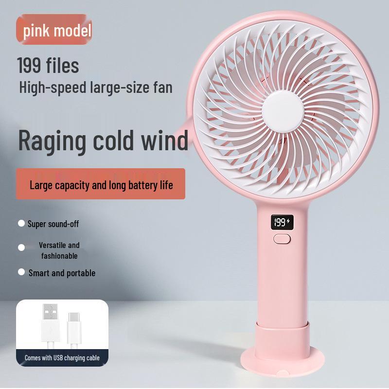 

26-Year Edition Portable Mini Handheld Desktop Fan - Perfect Summer Gift with Free Shipping 25x12.6x8.5 cm