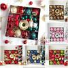 22Pcs/Set 6CM Christmas Tree Balls Shiny Xmas Ornament Ball Durable Christmas Ball Scene Supplies